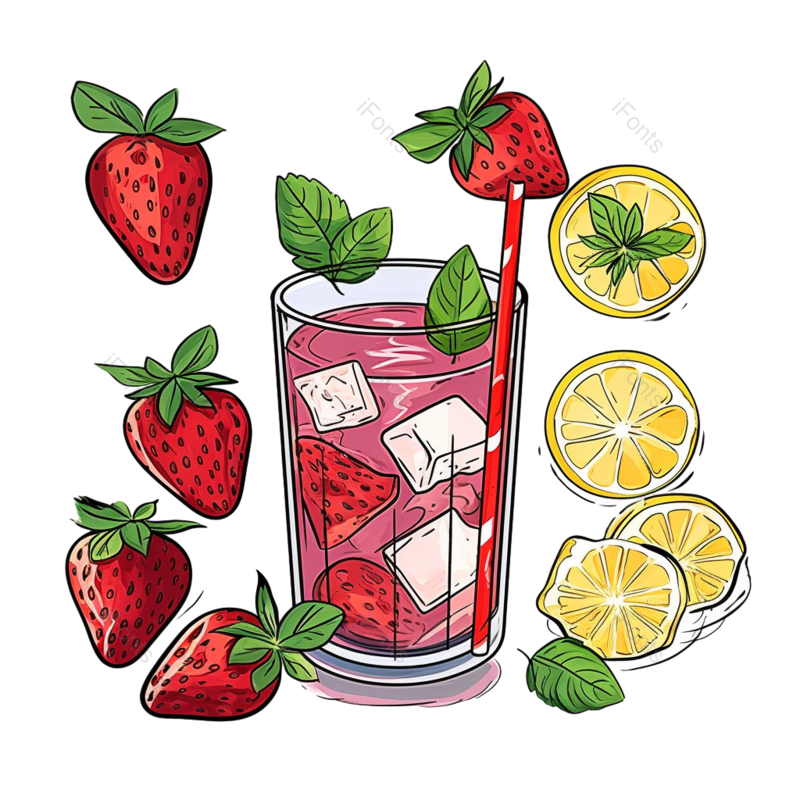 叶子图片,卡通元素,清新PNG,夏天免抠素材